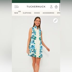 Tuckernuck Charlie dress . Hydrangea. Medium